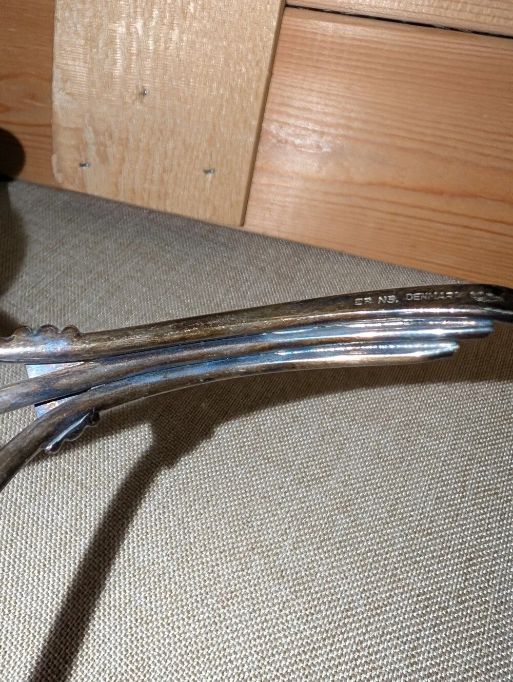 Vintage Hans Jensen Danish Denmark Silverplate Calla Lily Candleholder MCM